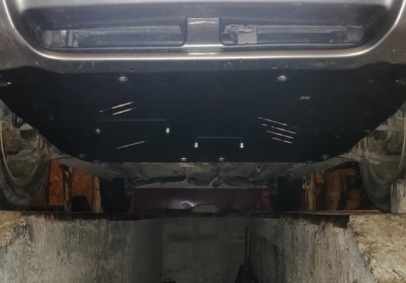 Alumínium motor- és kapcsolószekrény védőlemez Subaru Forester 2