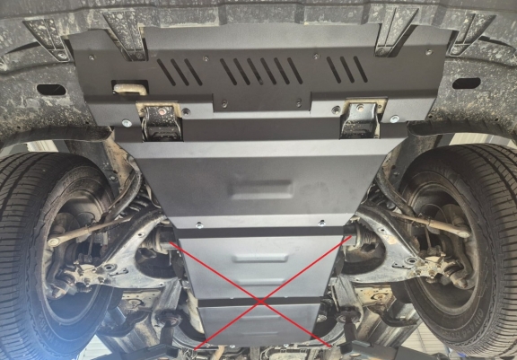 Acél motor-, hűtő védőlemez Maxus T60 Max