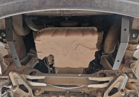 Alumínium motor, kapcsolószekrény védőlemez Mercedes Sprinter