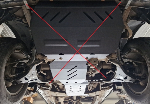 Acél kapcsolószekrény védőlemez Ford Ranger