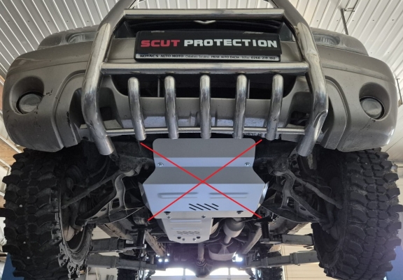 Aluminum kapcsolószekrény védőlemez Suzuki Grand Vitara