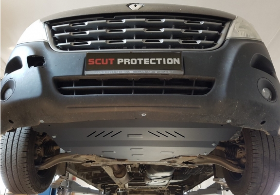 Acél motor, sebességváltó, hűtő, első lökhárító védőlemez Nissan Interstar