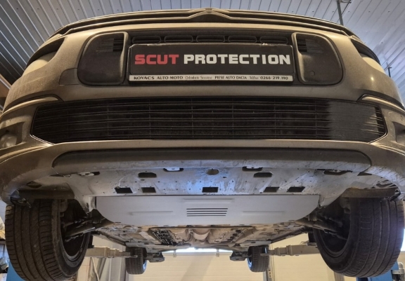 Aluminium motor, kapcsolószekrény védőlemez Citroen C4