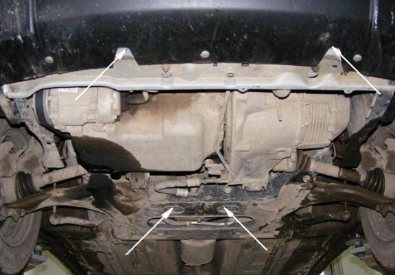 Acél motor, kapcsolószekrény védőlemez Peugeot Partner