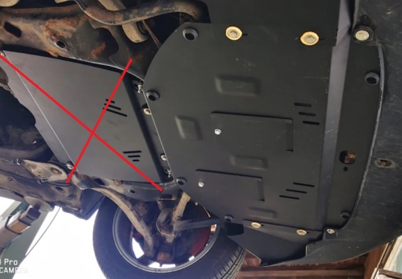 Acél motor, hűtő védőlemez Audi A4 B5