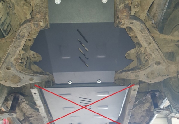 Acél motor, hűtő védőlemez Suzuki Vitara