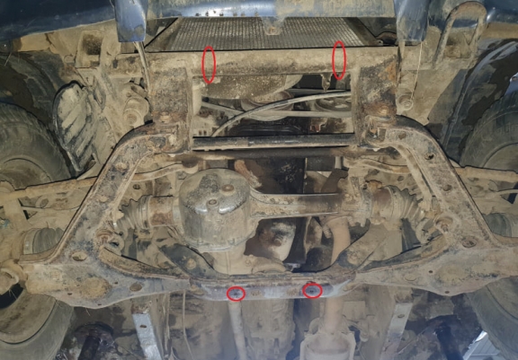 Acél motor, hűtő védőlemez Suzuki Vitara