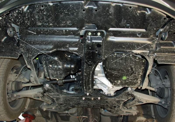 Motor, karter- védő acéllemez Toyota Corolla