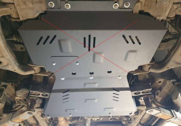 Acél kapcsolószekrény védőlemez Renault Alaskan