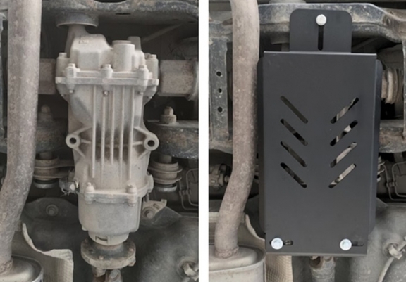 Acél hátsó differenciálmű védőlemez - Dacia Duster 4x4