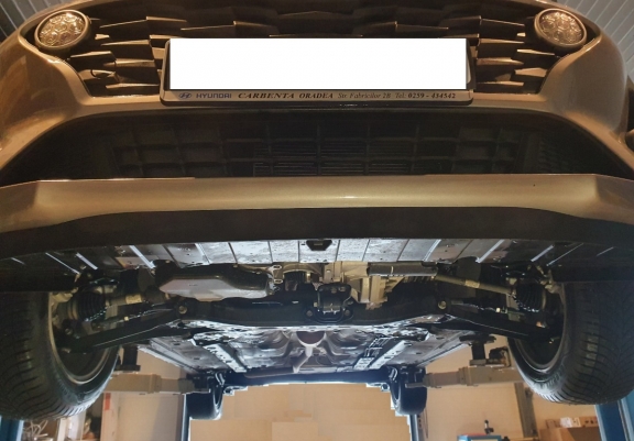 Acél motor, kapcsolószekrény védőlemez Hyundai Solaris