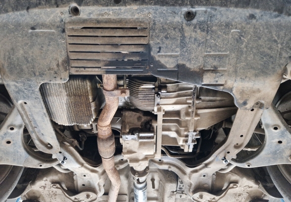 Acél motor, kapcsolószekrény, hűtő védőlemez Kia Sportage