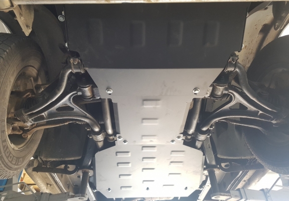 Acél motor, hűtő védőlemez Mercedes ML W163