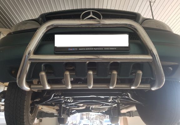 Acél kapcsolószekrény védőlemez Mercedes ML W163