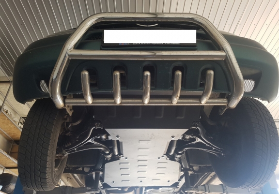 Acél kapcsolószekrény védőlemez Mercedes ML W163