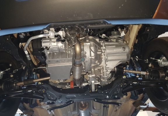Acél motor, kapcsolószekrény, hűtő védőlemez Ford EcoSport