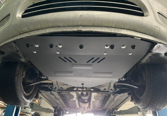 Acél motor, sebességváltó, hűtő, első lökhárító védőlemez Peugeot 406