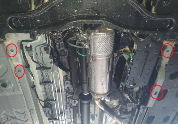 Acél EGR, STOP&GO rendszer védőlemez Dacia Duster