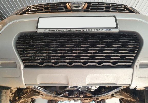 Alumínium motor, kapcsolószekrény védőlemez Dacia Duster