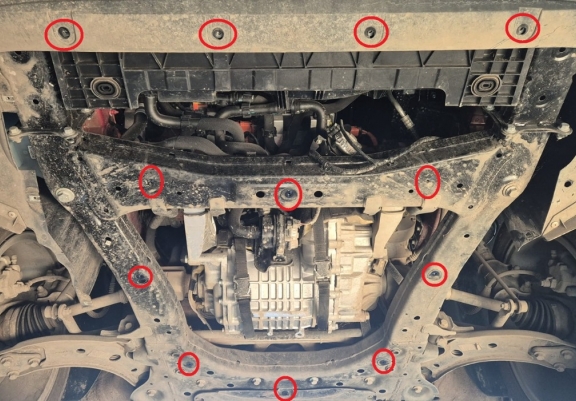 Acél motor, kapcsolószekrény, hütő védőlemez MG ZS EV