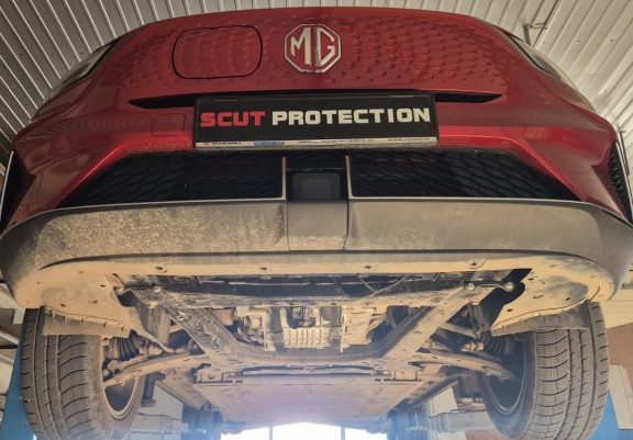 Acél motor, kapcsolószekrény, hütő védőlemez MG ZS EV