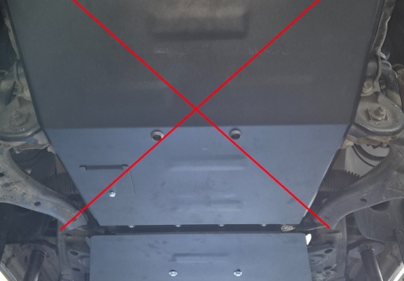 Acél kapcsolószekrény, differenciálmű védőlemez Volkswagen Amarok V6 automat