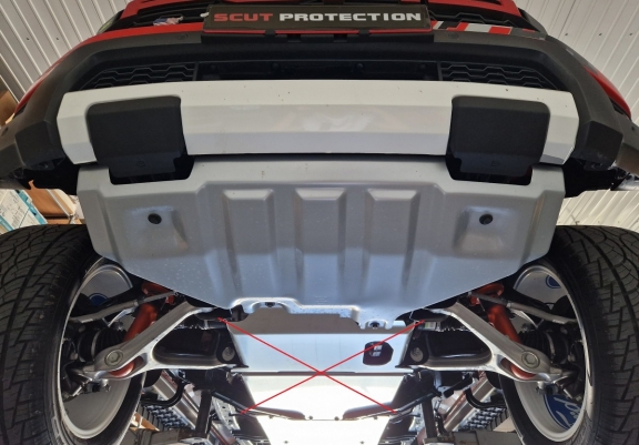 Alumínium osztómű védőlemez Ford Ranger Raptor