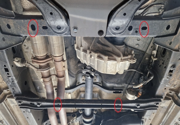 Alumínium osztómű védőlemez Ford Ranger Raptor