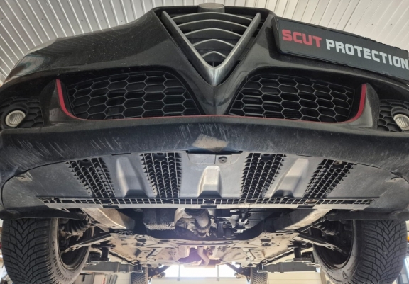 Acél motorvédő lemez Alfa Romeo Giulietta