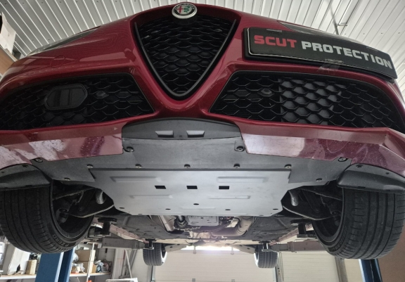 Acél motorvédő lemez Alfa Romeo Giulia