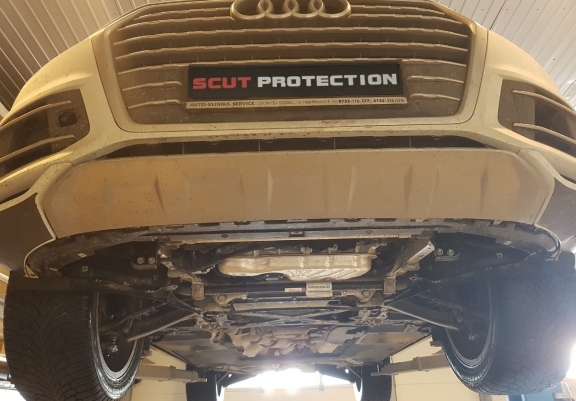 Acél motor, hűtő védőlemez Porsche Cayenne