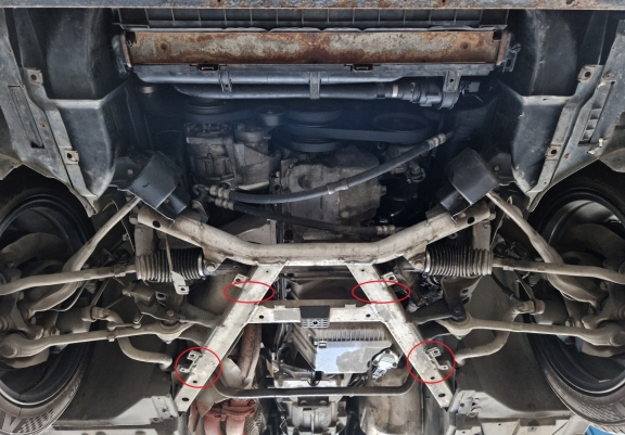 Motor, karter- védő acéllemez BMW Seria5 E39