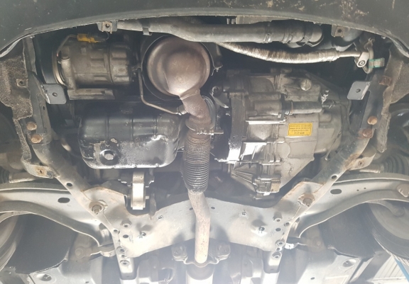 Acél motor, kapcsolószekrény védőlemez Mini Cooper R56