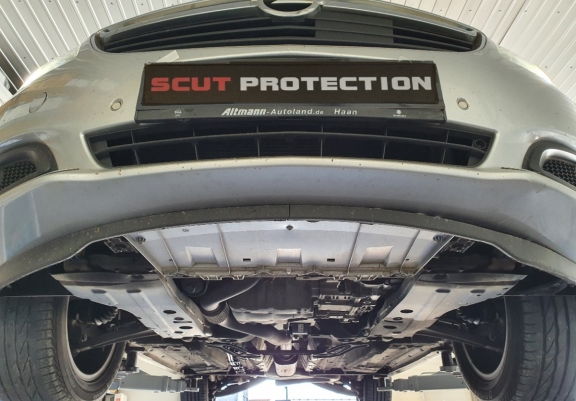 Acél motor, kapcsolószekrény, hűtő védőlemez Opel Ampera