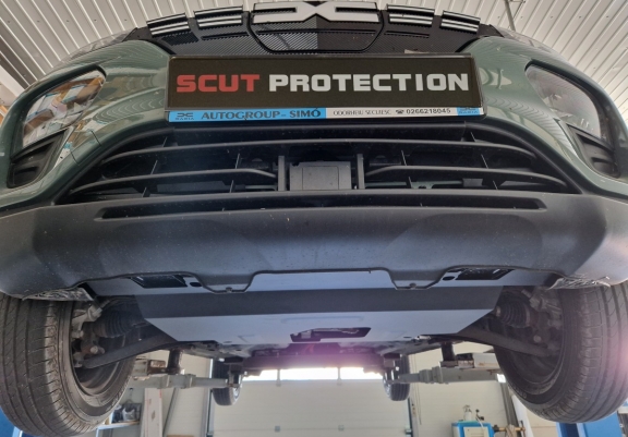 Acél motor, kapcsolószekrény védőlemez Dacia Spring