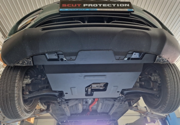 Acél motor, kapcsolószekrény védőlemez Dacia Spring