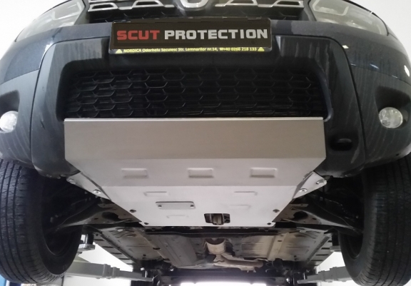 Acél motor, sebességváltó, hűtő, első lökhárító védőlemez Dacia Duster - 2,5 mm