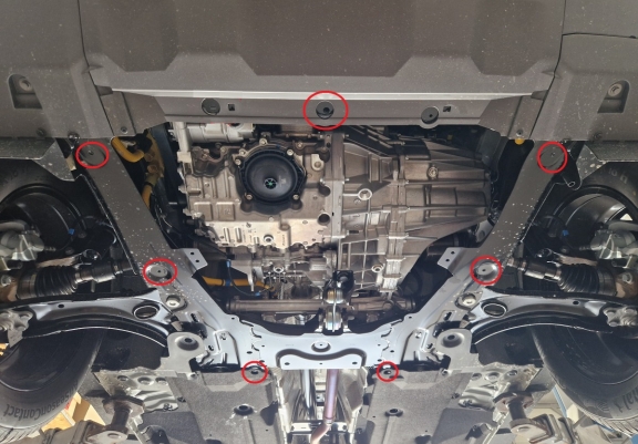 Alumínium motor, sebességváltó védőlemez Dacia Bigster - 4x4 +4x2