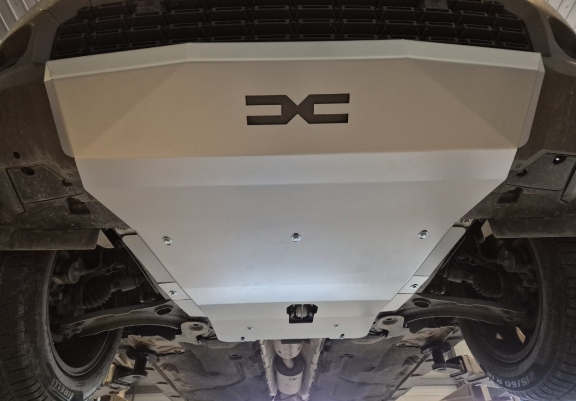 Acél motor, kapcsolószekrény védőlemez Dacia Duster - 4x2