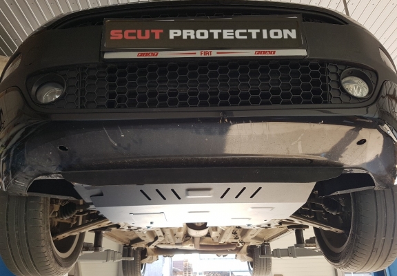 Acél motor, kapcsolószekrény, hűtő védőlemez Alfa Romeo Mito