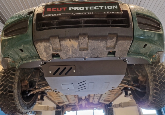 Acél motor, sebességváltó, hűtő, első lökhárító védőlemez Fiat Panda 4x4