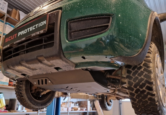 Acél motor, sebességváltó, hűtő, első lökhárító védőlemez Fiat Panda 4x4