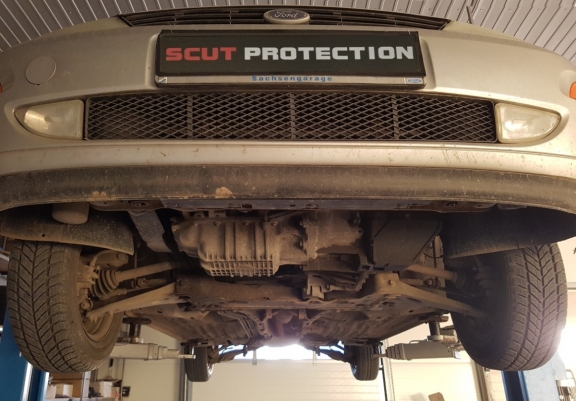 Acél motor, sebességváltó, hűtő, első lökhárító védőlemez Ford Focus 1