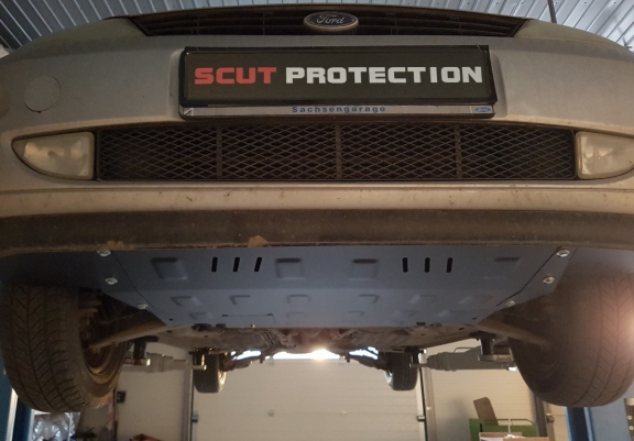 Acél motor, sebességváltó, hűtő, első lökhárító védőlemez Ford Focus 1