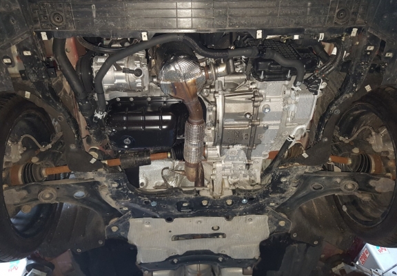 Acél motor, sebességváltó, hűtő, első lökhárító védőlemez Ford Focus 4