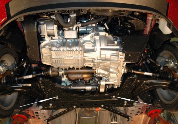 Acél motor, sebességváltó, hűtő, első lökhárító védőlemez Ford EcoSport