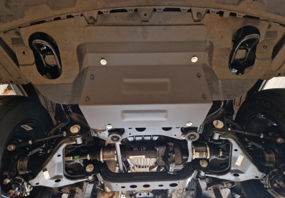 Acél motor, hűtő védőlemez Jac T8