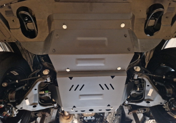 Acél motor, hűtő védőlemez Jac T8