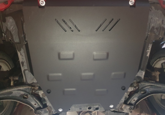 Acél motor, hűtő védőlemez Honda Jazz