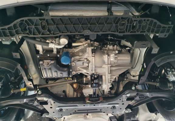 Acél motor, kapcsolószekrény, hűtő védőlemez Hyundai i20